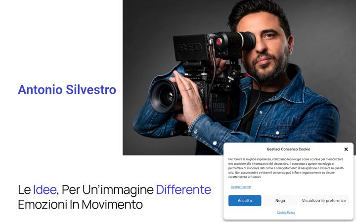 Screenshot of antoniosilvestro.it