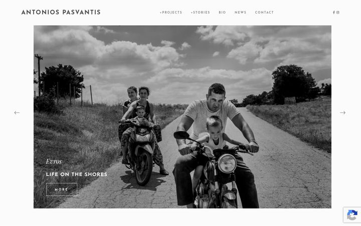 Screenshot von antoniospasvantis.com