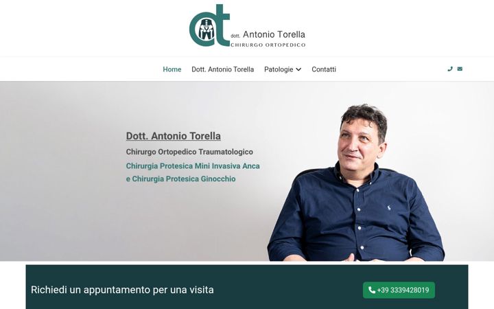 Screenshot of antoniotorella.it