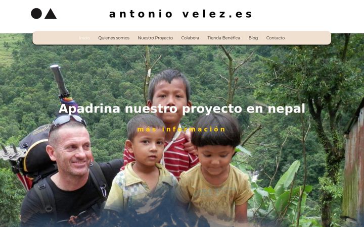 Screenshot of antoniovelez.es