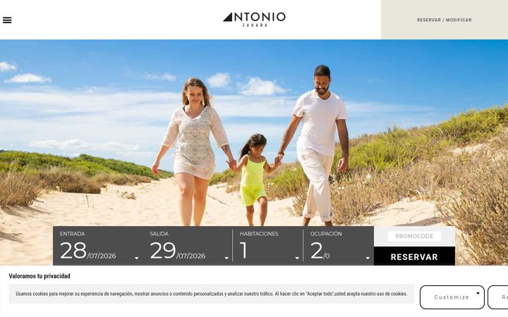 Ekrano kopija antoniozahara.com