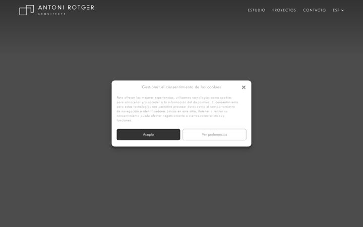 Ekrano kopija antonirotger.com
