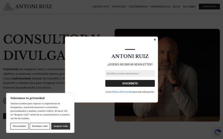 Screenshot of antoniruiz.com