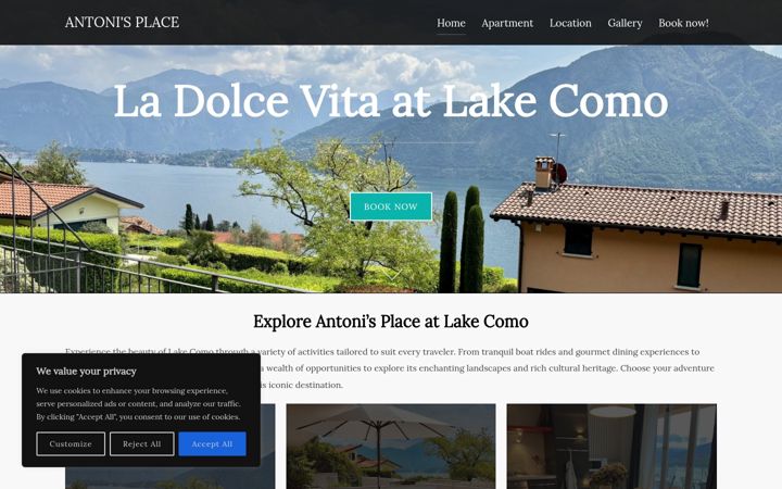 Screenshot of antonis-place.com
