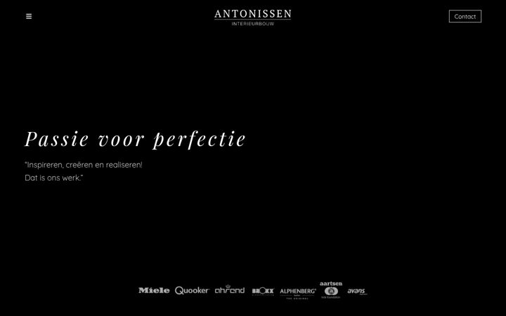 Screenshot of antonissen.nl