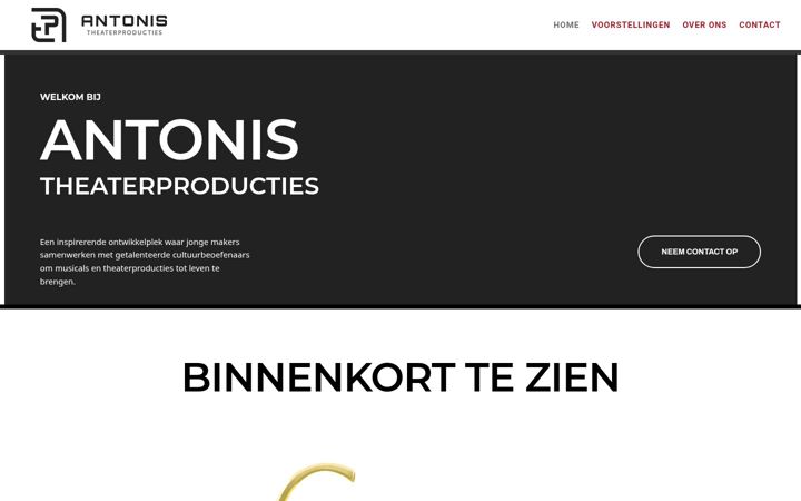 Screenshot of antonistheaterproducties.nl