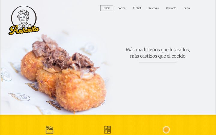 Screenshot of antonitarestaurante.com