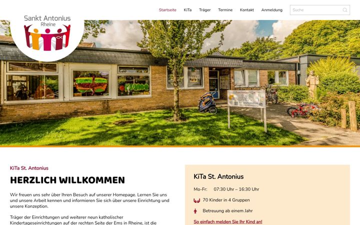 Ekrano kopija antonius-fz-rheine.de