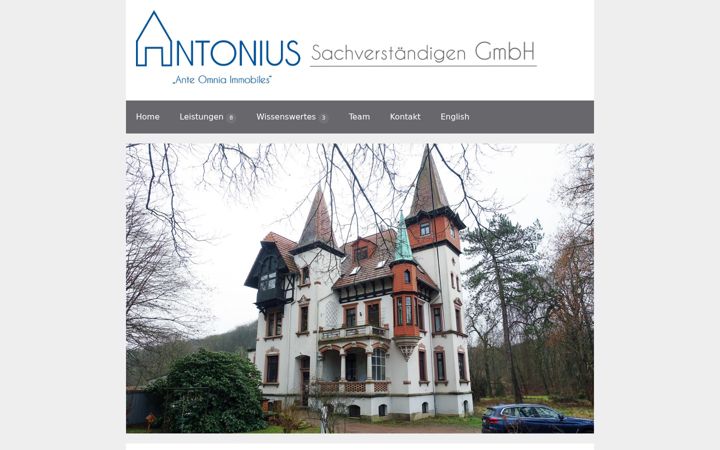 Screenshot of antonius-sv.de