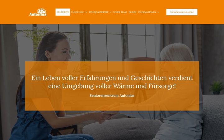 Screenshot di antonius-werne.de