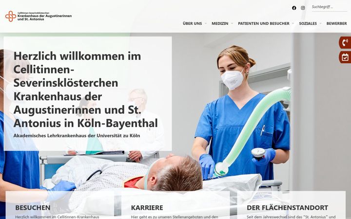 Screenshot of antoniuskoeln.de