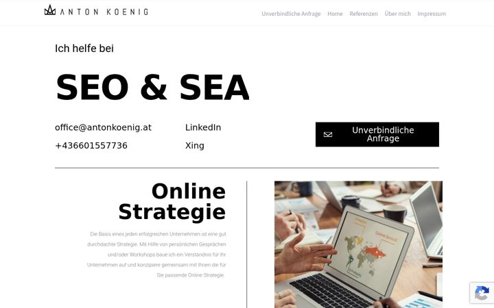Screenshot of antonkoenig.at