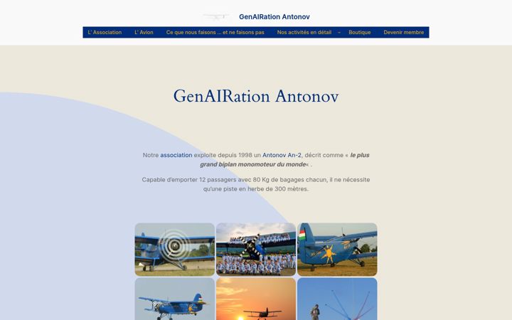Screenshot of antonov2.com