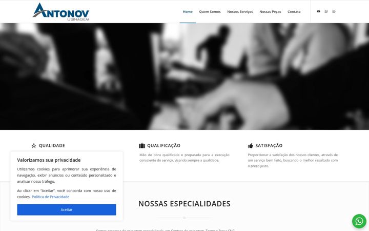 Ekrano kopija antonovusinagem.com.br