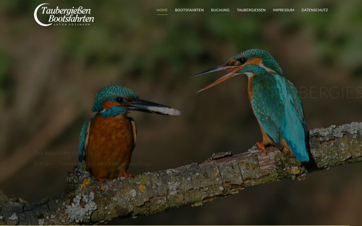 Screenshot van antons-taubergiessen-bootsfahrten.de
