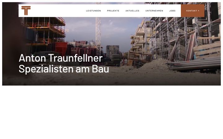 Captură de ecran a antontraunfellner.at
