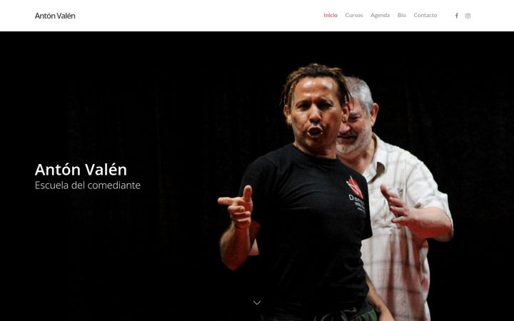Screenshot ta' antonvalen.com