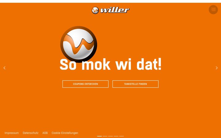 Captură de ecran a antonwiller.de
