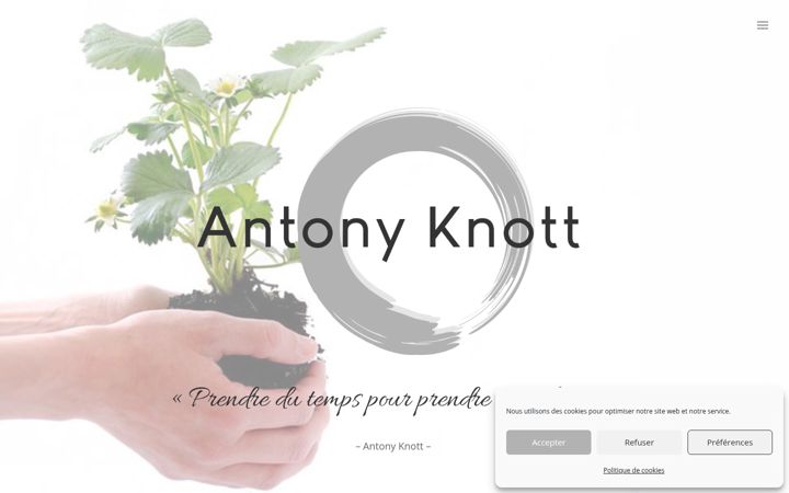 Screenshot ta' antonyknott.be