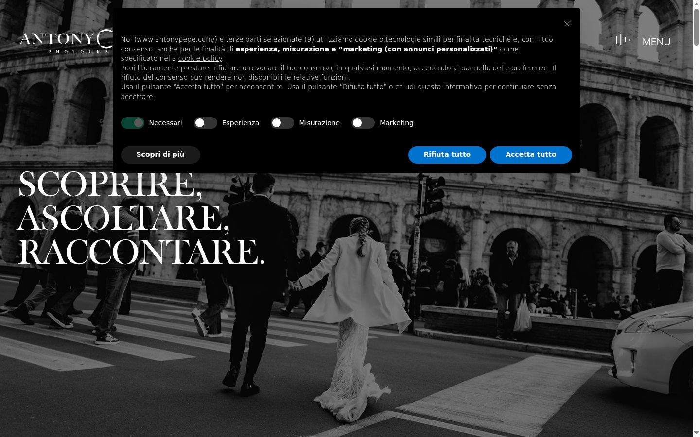Capture d'écran de la bannière de consentement affichée avant toute interaction