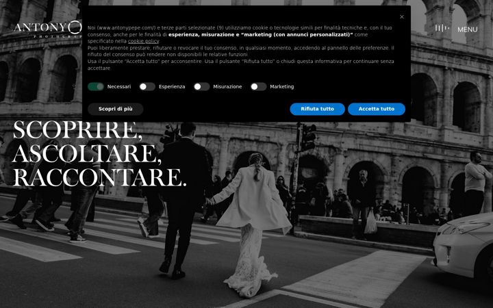 Screenshot of antonypepe.com