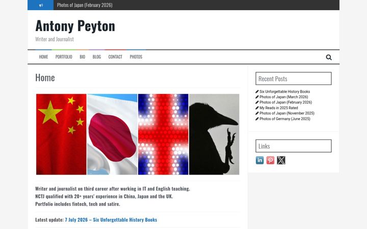 Screenshot ta' antonypeyton.com