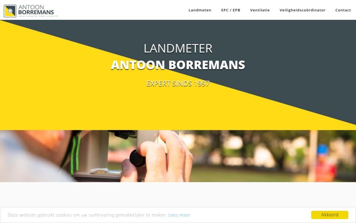 Screenshot of antoonborremans.be