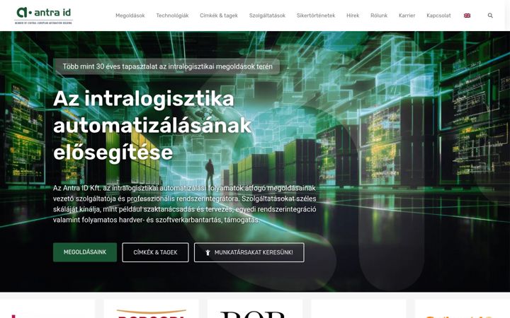 Screenshot di antra.hu
