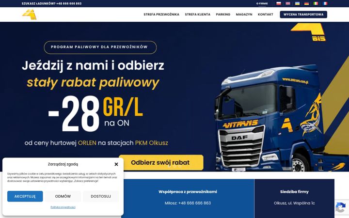 Screenshot of antransbis.pl