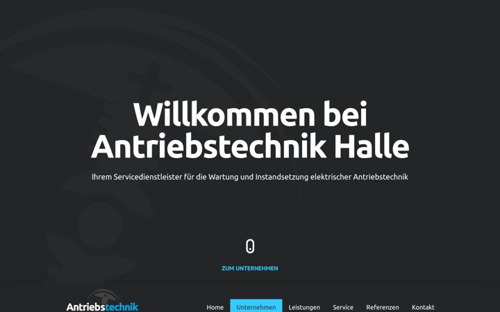 Captura de pantalla de antriebstechnik-halle.de