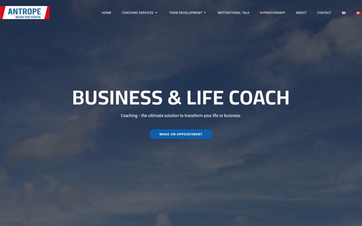 Screenshot of antrope.com