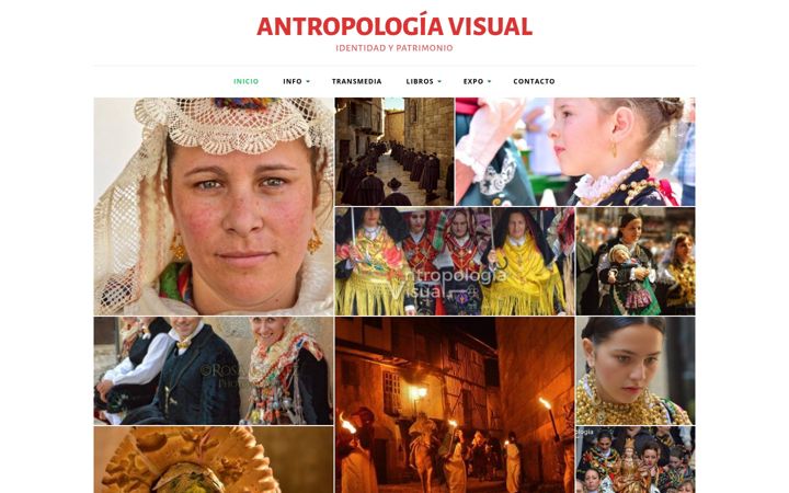 Captură de ecran a antropologiavisual.es