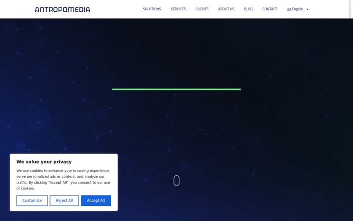 Screenshot of antropomedia.com