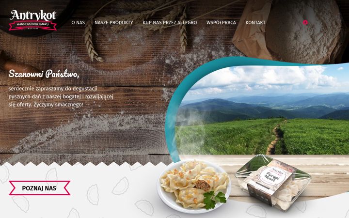 Screenshot of antrykot-manufakturasmaku.pl