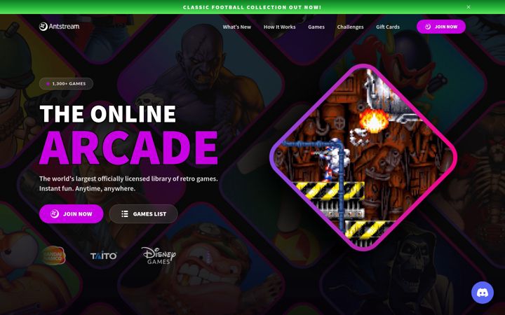 Zrzut ekranu antstream.com