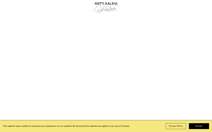 Screenshot of anttikalevi.com