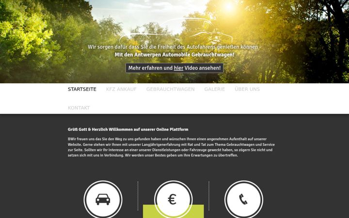 Screenshot of antwerpen-automobile.de
