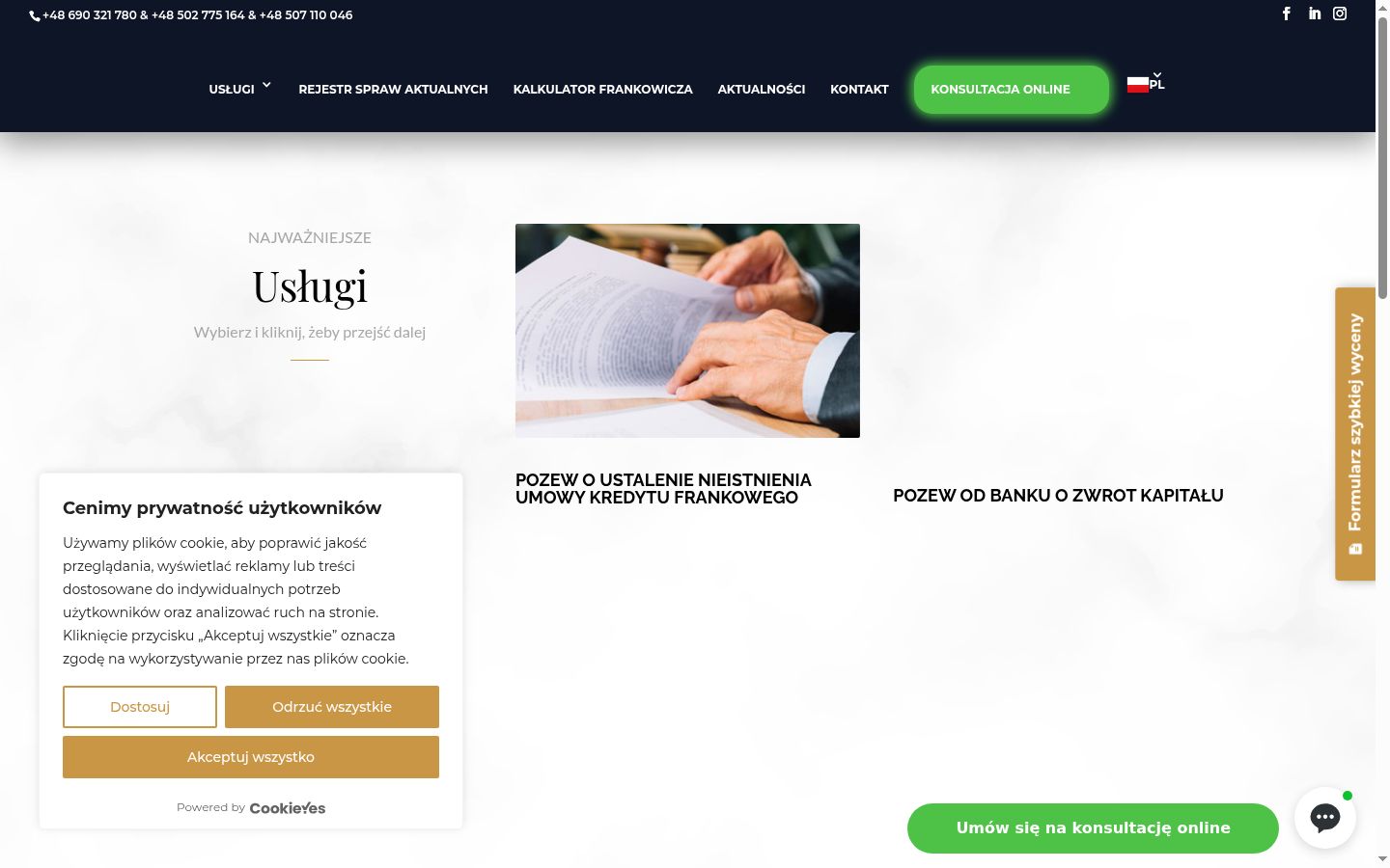 Sutikimo reklamjuostės, rodytos prieš bet kokią sąveiką, ekrano kopija
