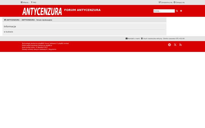 Capture d'écran de antycenzura.pl