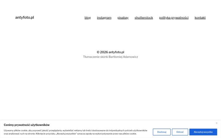 Screenshot of antyfoto.pl