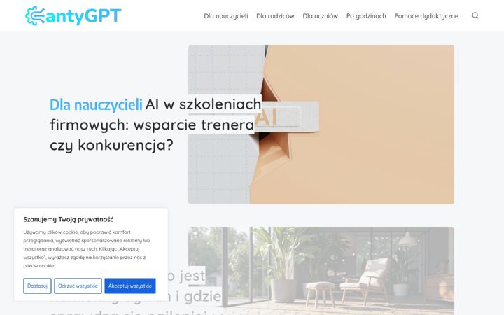 Screenshot ta' antygpt.pl