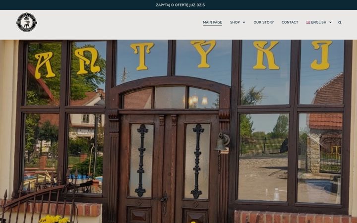 Screenshot ta' antyki-art.pl