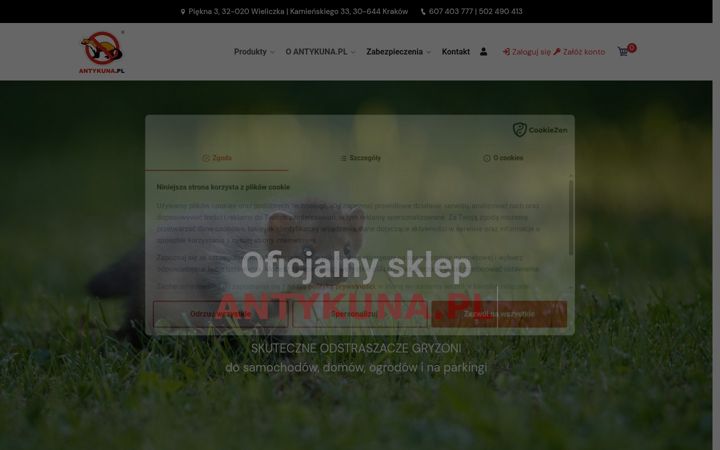 Screenshot di antykuna.pl