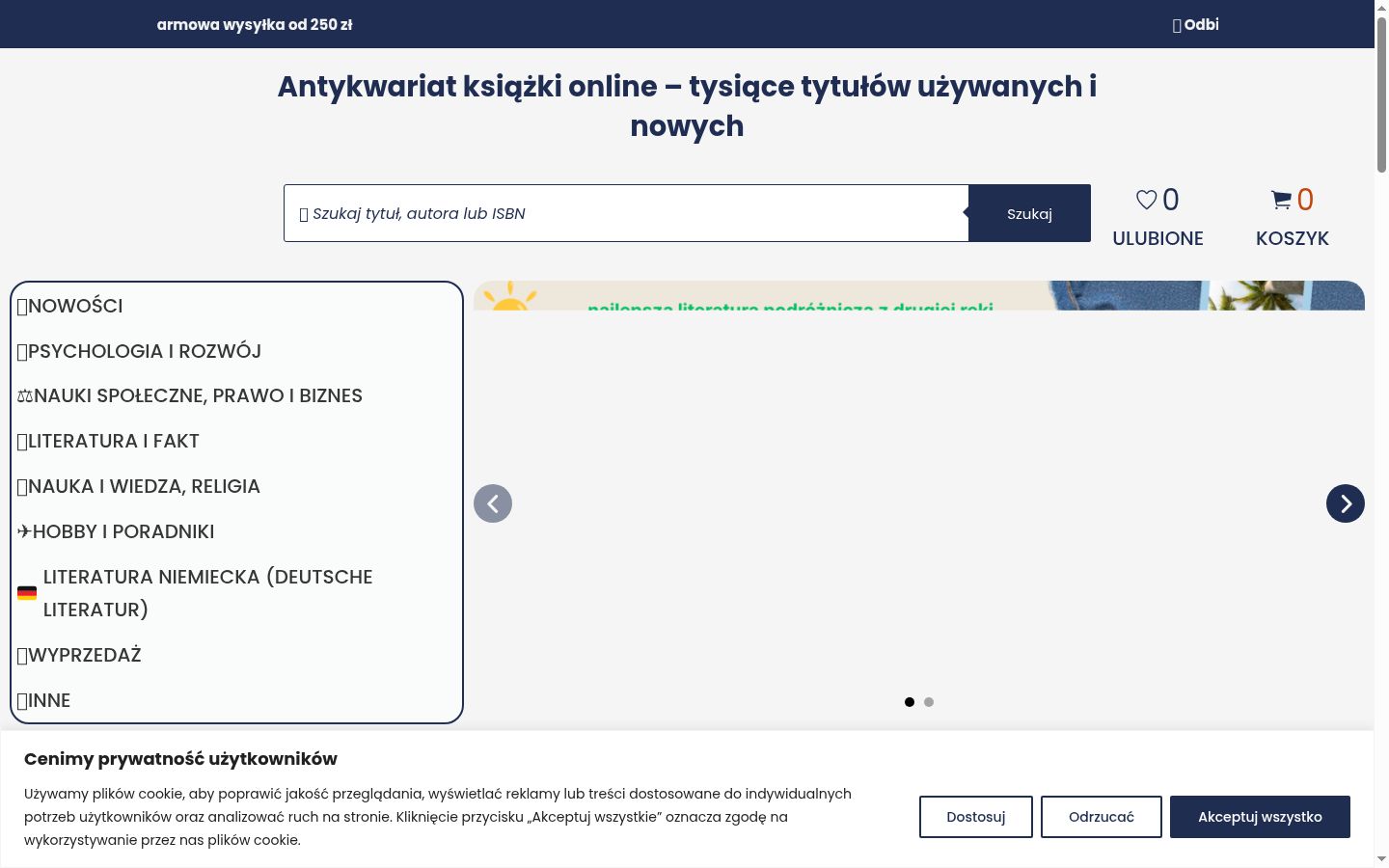 Snímka obrazovky banera súhlasu zobrazeného pred akoukoľvek interakciou
