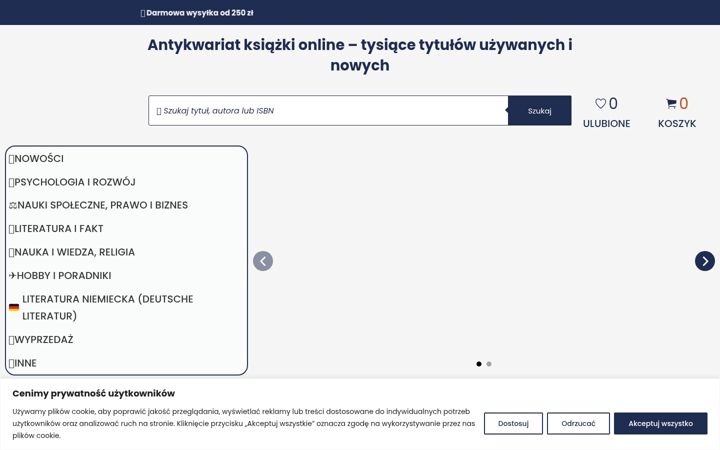Screenshot ta' antykwariatksiazki.pl