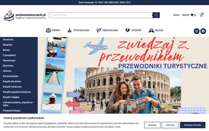 Screenshot of antykwariatszczecin.pl