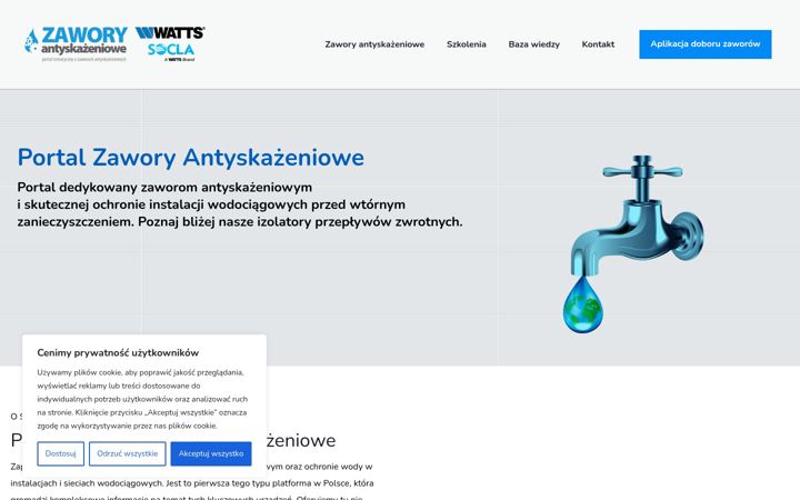 Screenshot of antyskazeniowe.pl