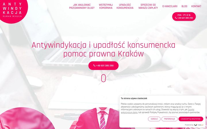 Screenshot di antywindykacjakrakow.pl