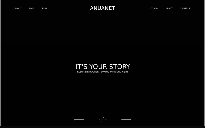 Screenshot von anuanet.com