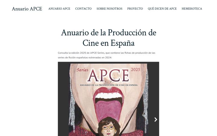 Screenshot von anuarioapce.com